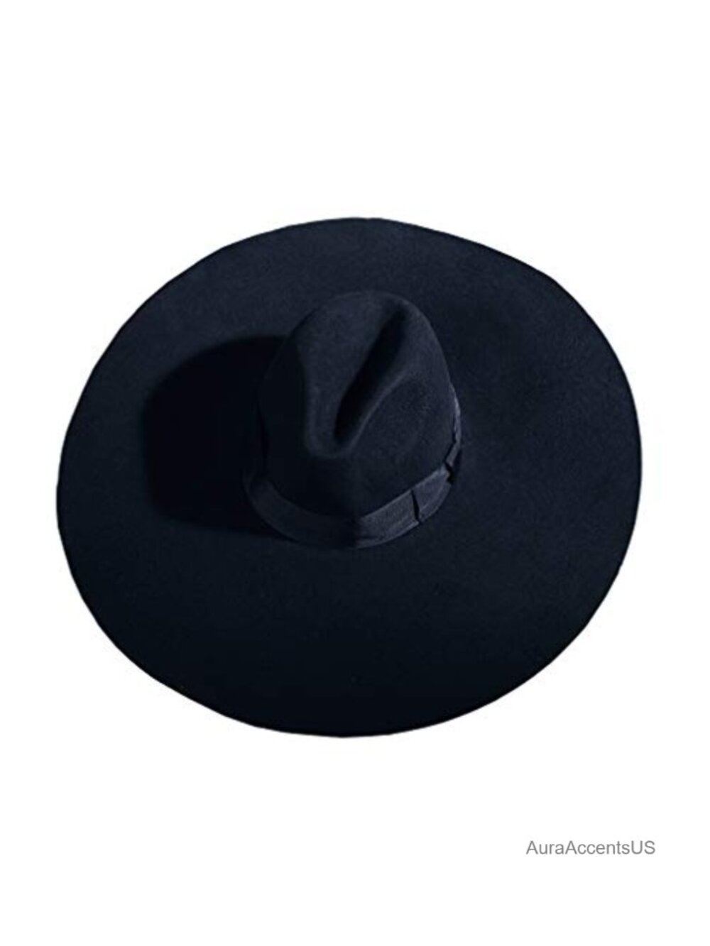 Wool Wide Brim Floppy Fedora Hat Adjustable Unisex Classic